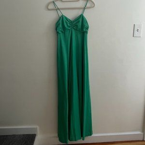 light green handmade vintage gown prom dress size s womens